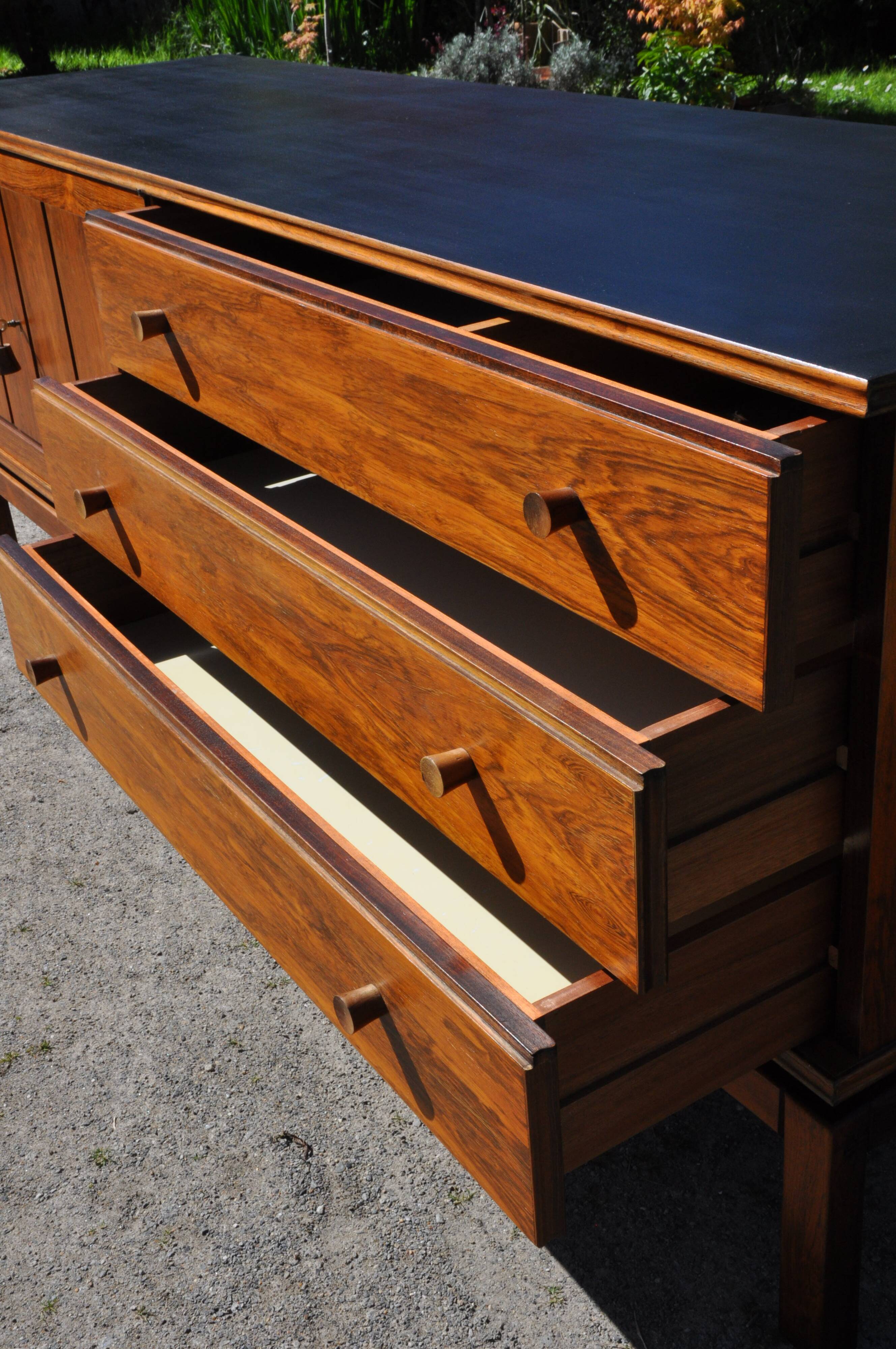 Rosewood enfilade, 1960s.