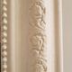 Mirror Louis Philippe white chalky 43x52cm