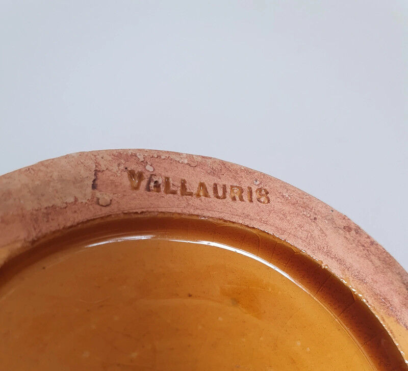 Large vintage Vallauris pitcher vase