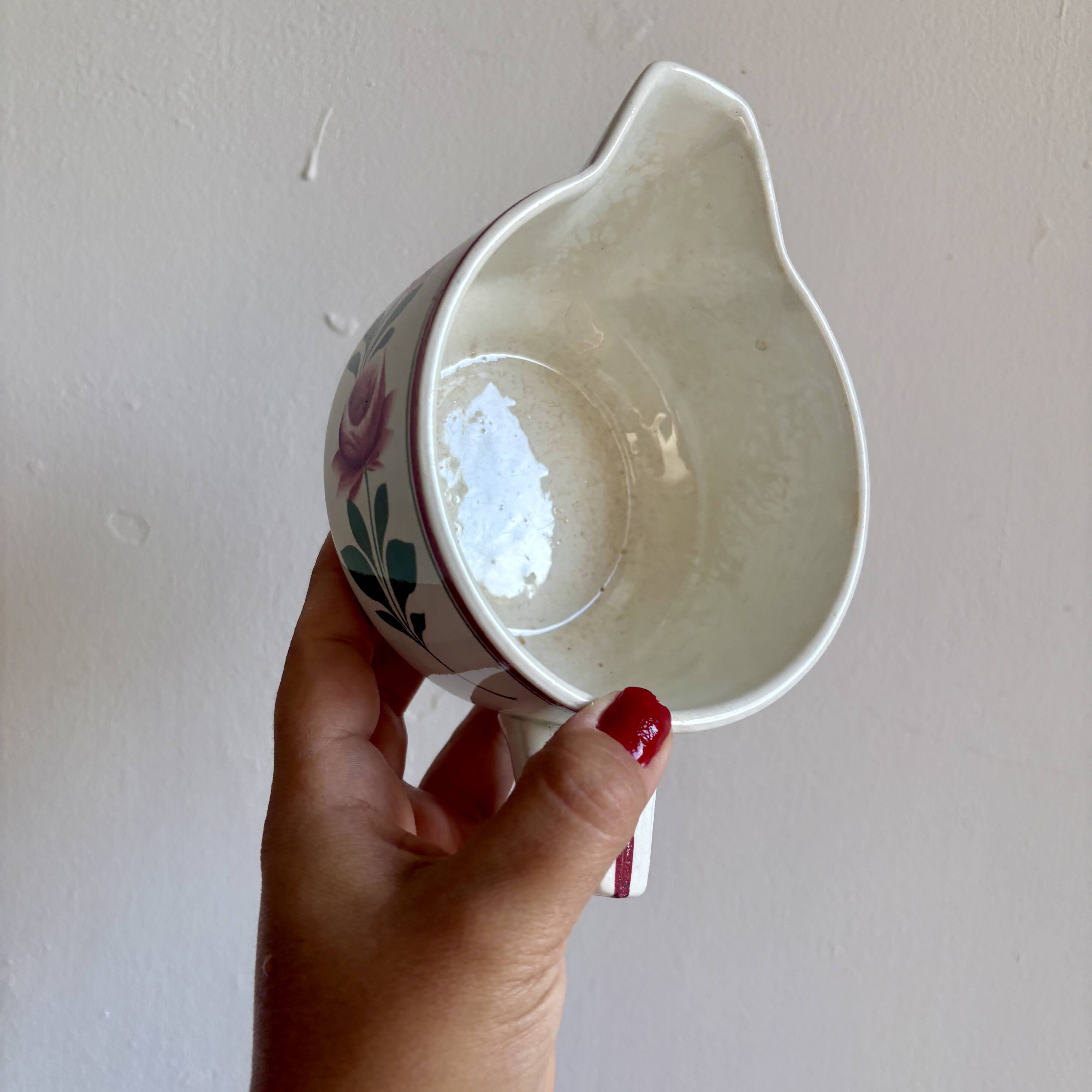 Lot de vaisselles Les Roses - 2 raviers et une saucière -