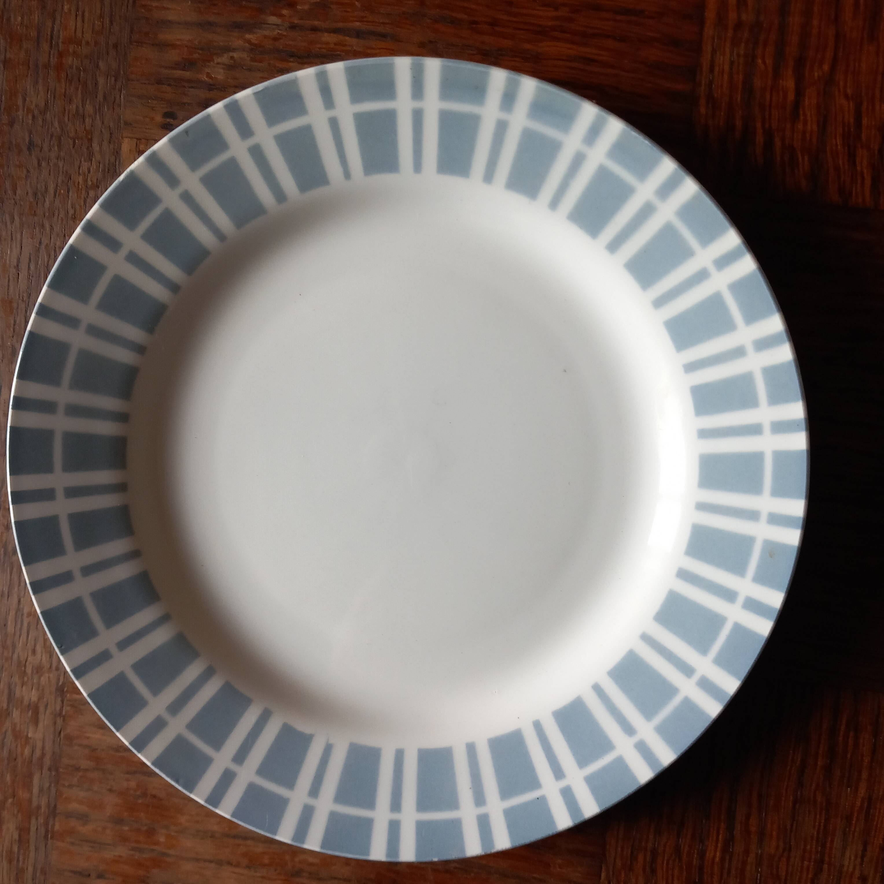 Set of 6 Digoin dessert plates