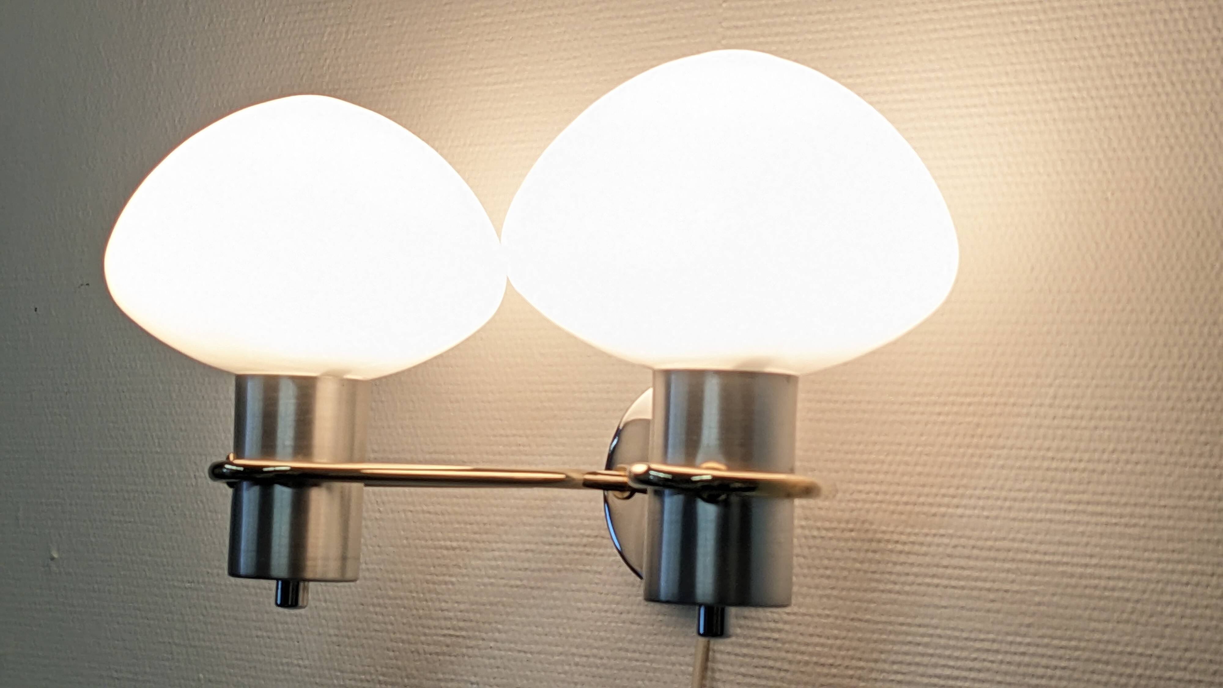 Space age double wall light from the 60s/70s