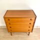 Commode en teck années 60