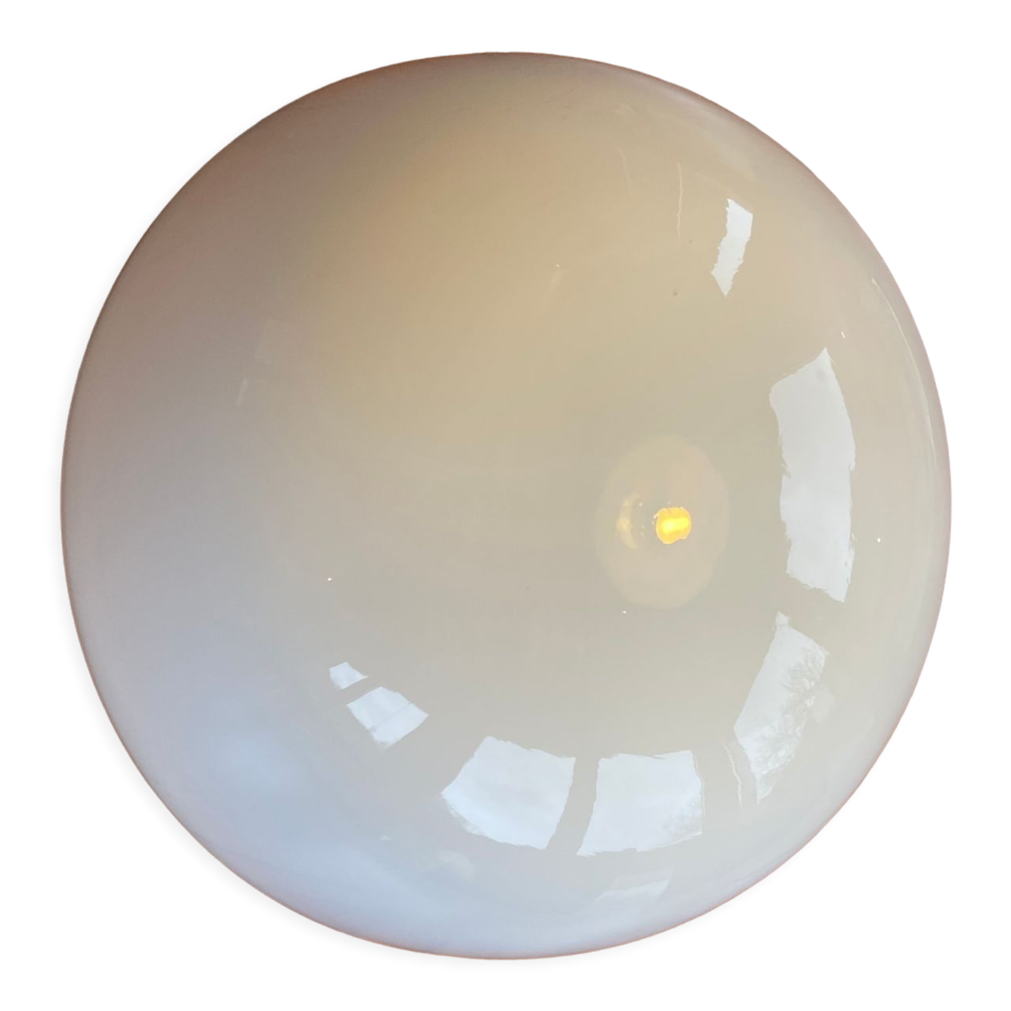 Wall lamp opaline ball ball 70s