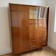 Meuble de rangement secrétaire années 70 en bois