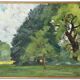 Geza szegedi molnar (1906-1970) oil on canvas "landscape"