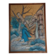 Vintage Madagascar figurative painting