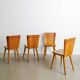 SWEDISH DINING CHAIRS IN PINE BY GÖRAN MALMVALL, 1940s
