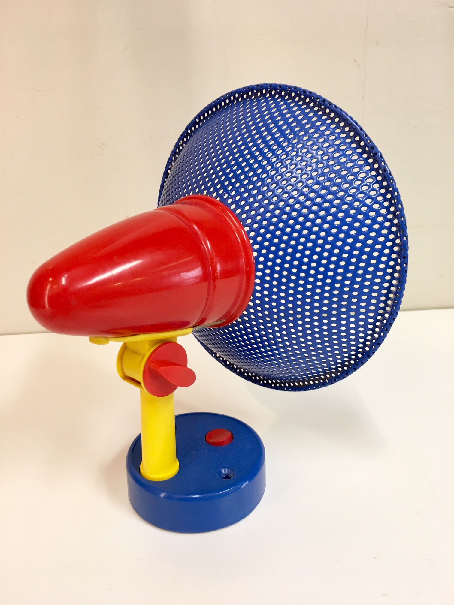 Colored adjustable wall lamp 80s