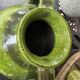 Jarre en terre cuite vernissée vert – Années 20