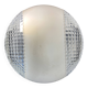 Industrial glass ceiling light, 60s-70s