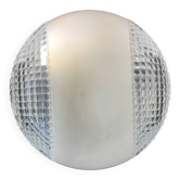 Plafonnier industriel en verre, années 60 -70