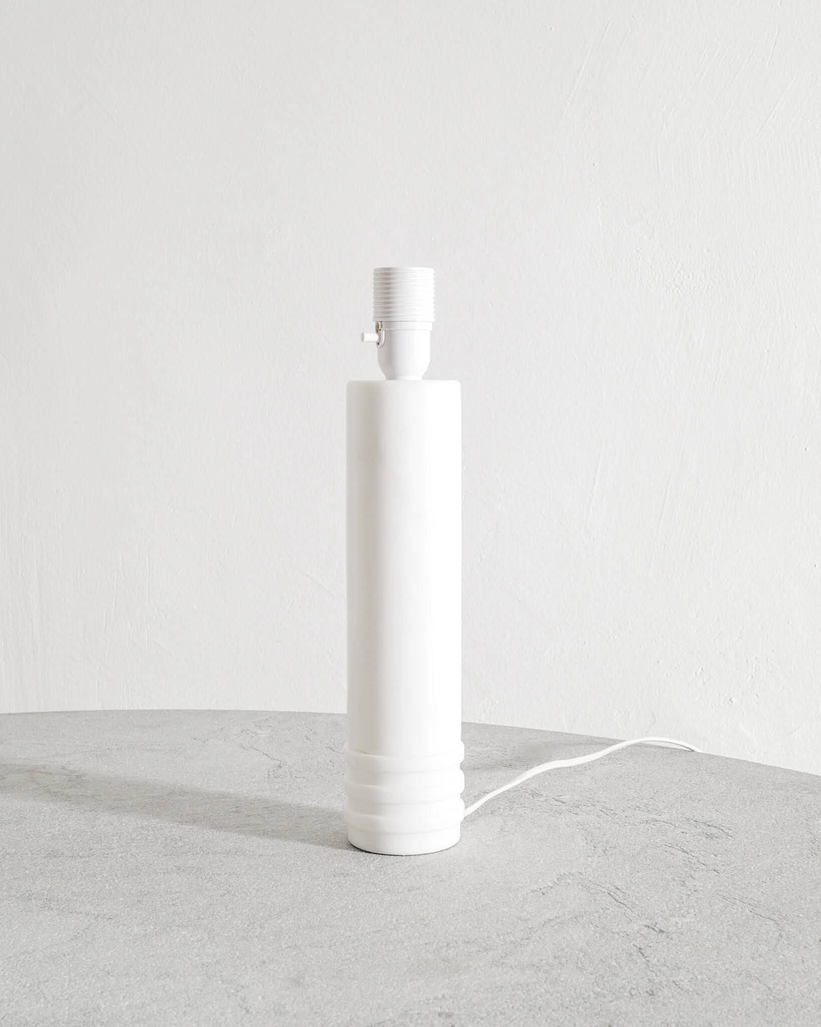 Swedish Mid Century Cylindrical Marble Lamp by Bergboms, 1960s