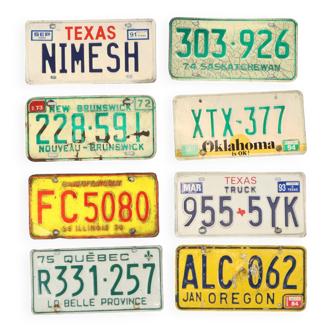 Lot of Old American License Plates Mancave Collectibles 1970s-90s