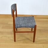 4 Vintage Scandinavian Chairs 1960 Glostrup Edition