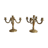 Lot of two candlesticks