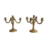 Lot of two candlesticks