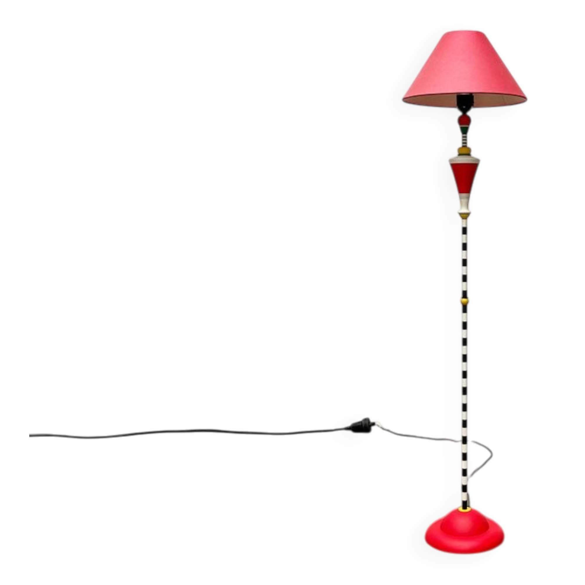 French vintage floor lamp by Olivier Villatte, 1980s.