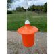 Vintage 70s opaline pendant light