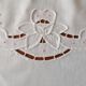 Embroidered tea tablecloth 80x80 cm
