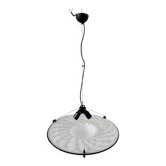 Large Vintage Italian Murano Glass Pendant Lamp –Swirl Glass – 1970/80's