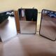 Barber mirror triptych