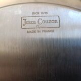 Vintage stainless steel tray by Jean Couzon