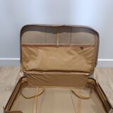 Lot de valises vintage en cuir