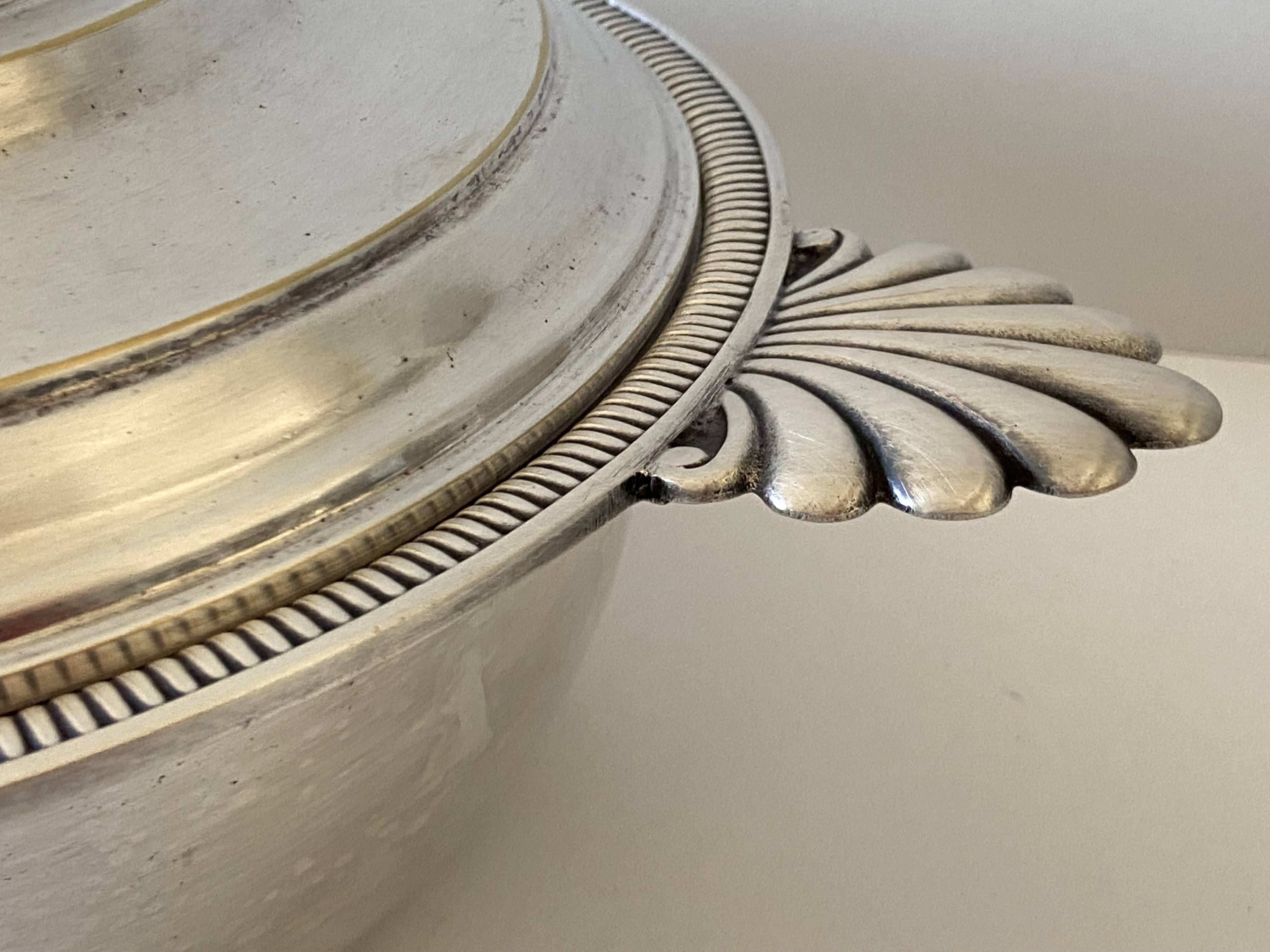 Louis XVI Style Vegetable Soup Tureen Period 1900 Master Goldsmith Morin Georges