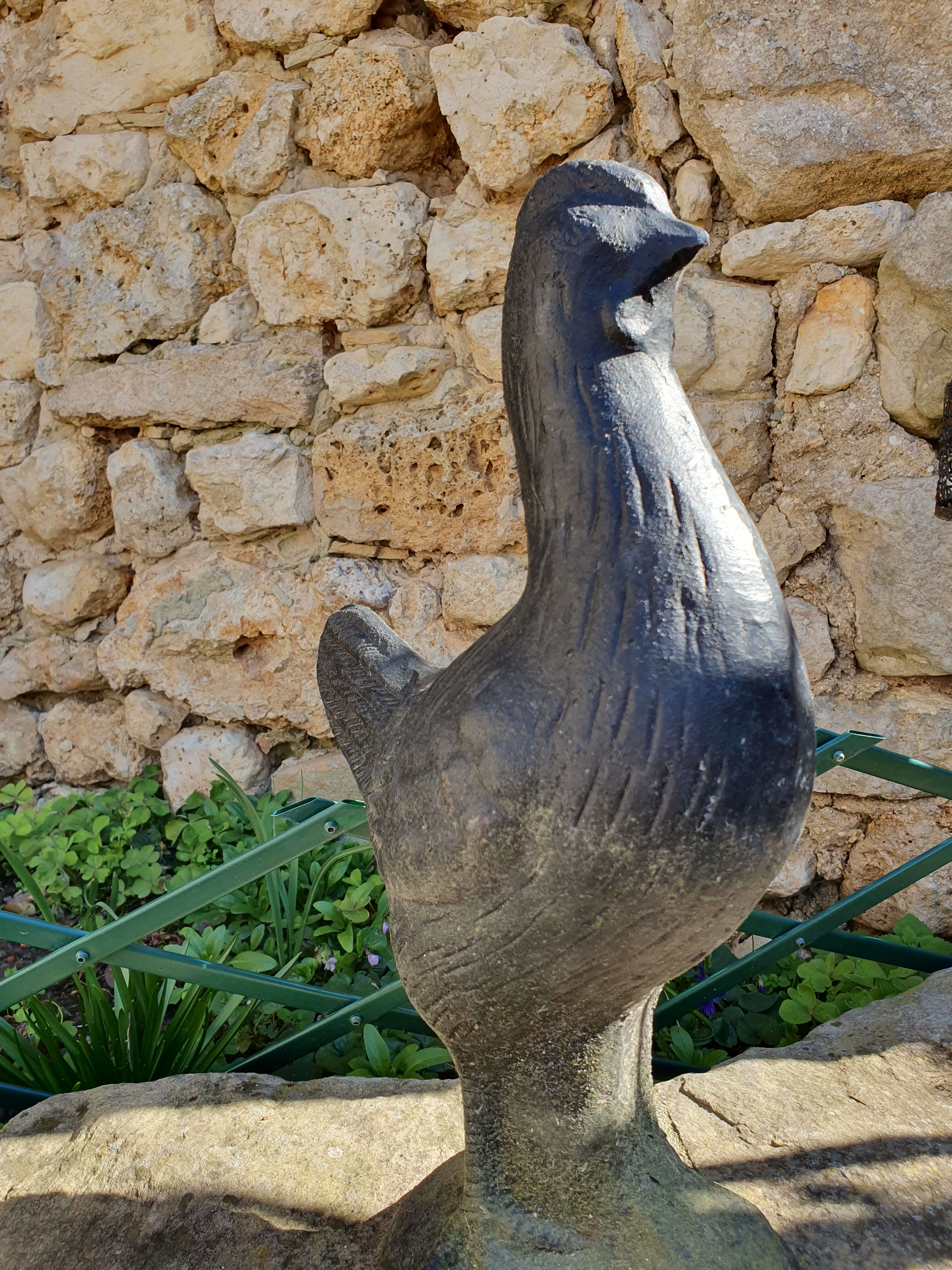 Cast-iron rooster