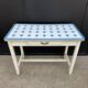 Table cuisine bois tôle émaillée années 50