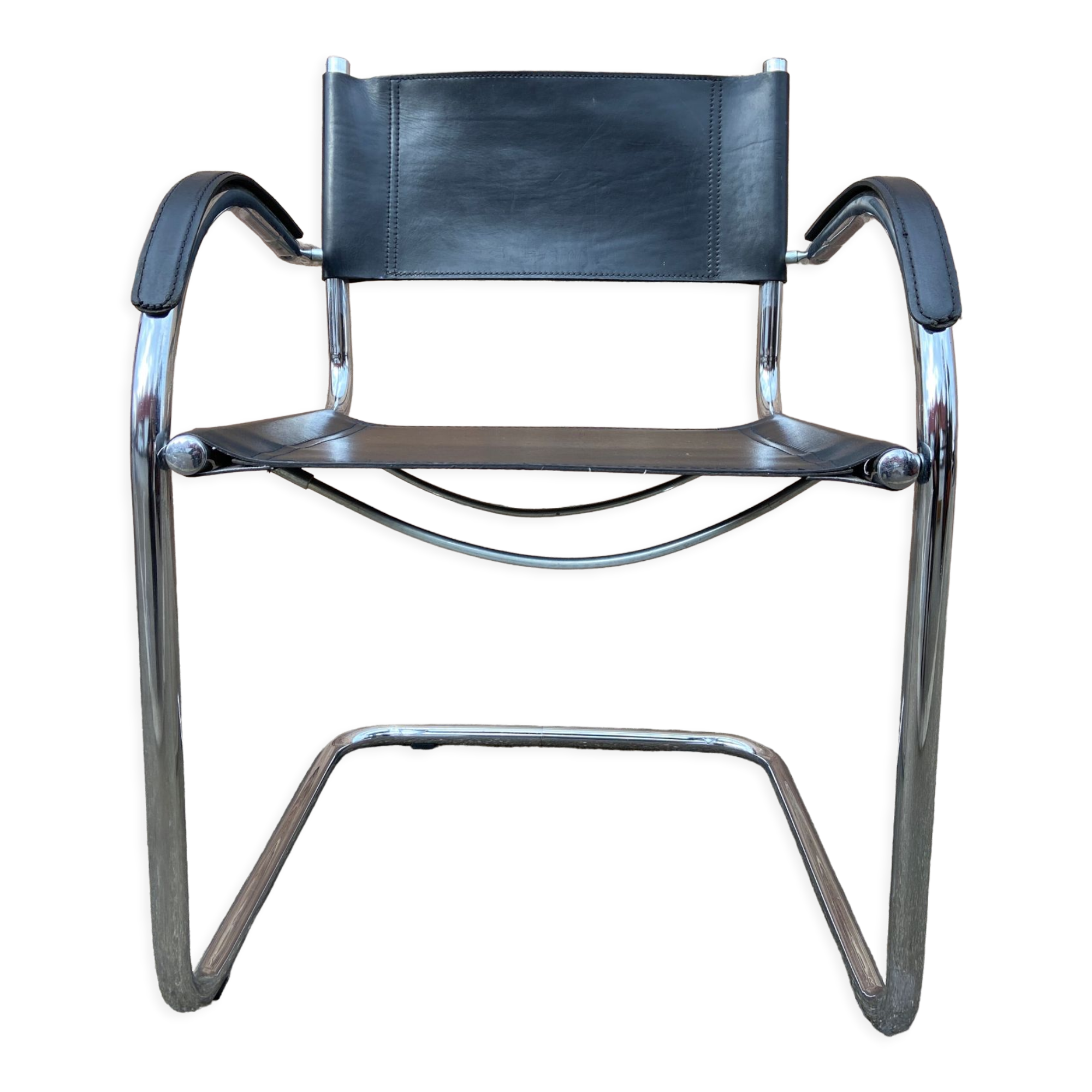 Office armchair cantilever B34 S34 style Marcel Breuer