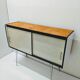 Vintage enfilade in formica / Eiffel feet / sideboard storage cabinet