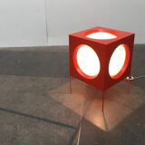 Cube Floor Lamp T-267 Swiss Space Age by Carl Moor for BAG Turgi, 1960s