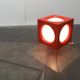 Cube Floor Lamp T-267 Swiss Space Age by Carl Moor for BAG Turgi, 1960s