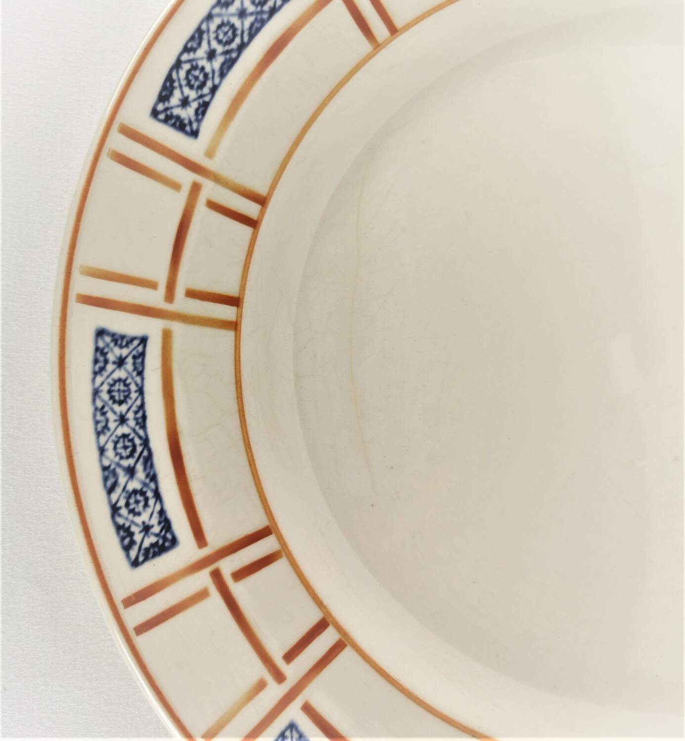 3 plats de service Longwy Carmen jaune