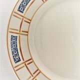 3 plats de service Longwy Carmen jaune