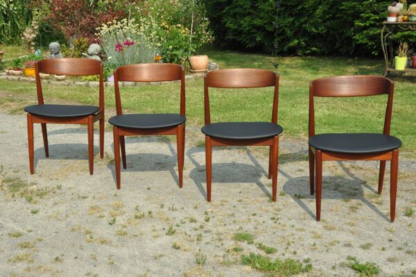 Chaises danoises Henri Walter Klein éditées par Bramin