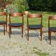 Chaises danoises Henri Walter Klein éditées par Bramin