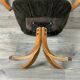 3x 60s 70s chair swivel chair dining chair mid century Danish modern design
