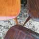 Lot de huit chaises bistrot depareillées