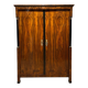 Empire Armoire in Walnut Veneer & Brass, Vienna, 1815
