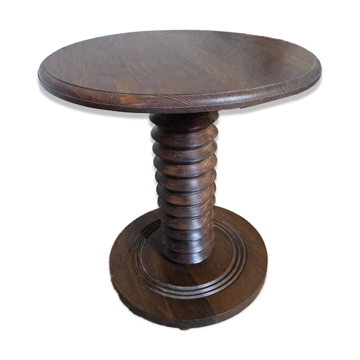 Side table, guéridon by Charles Dudouyt, 1940s-1950s.