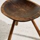 Tabouret de traite artisanal, lot de 4