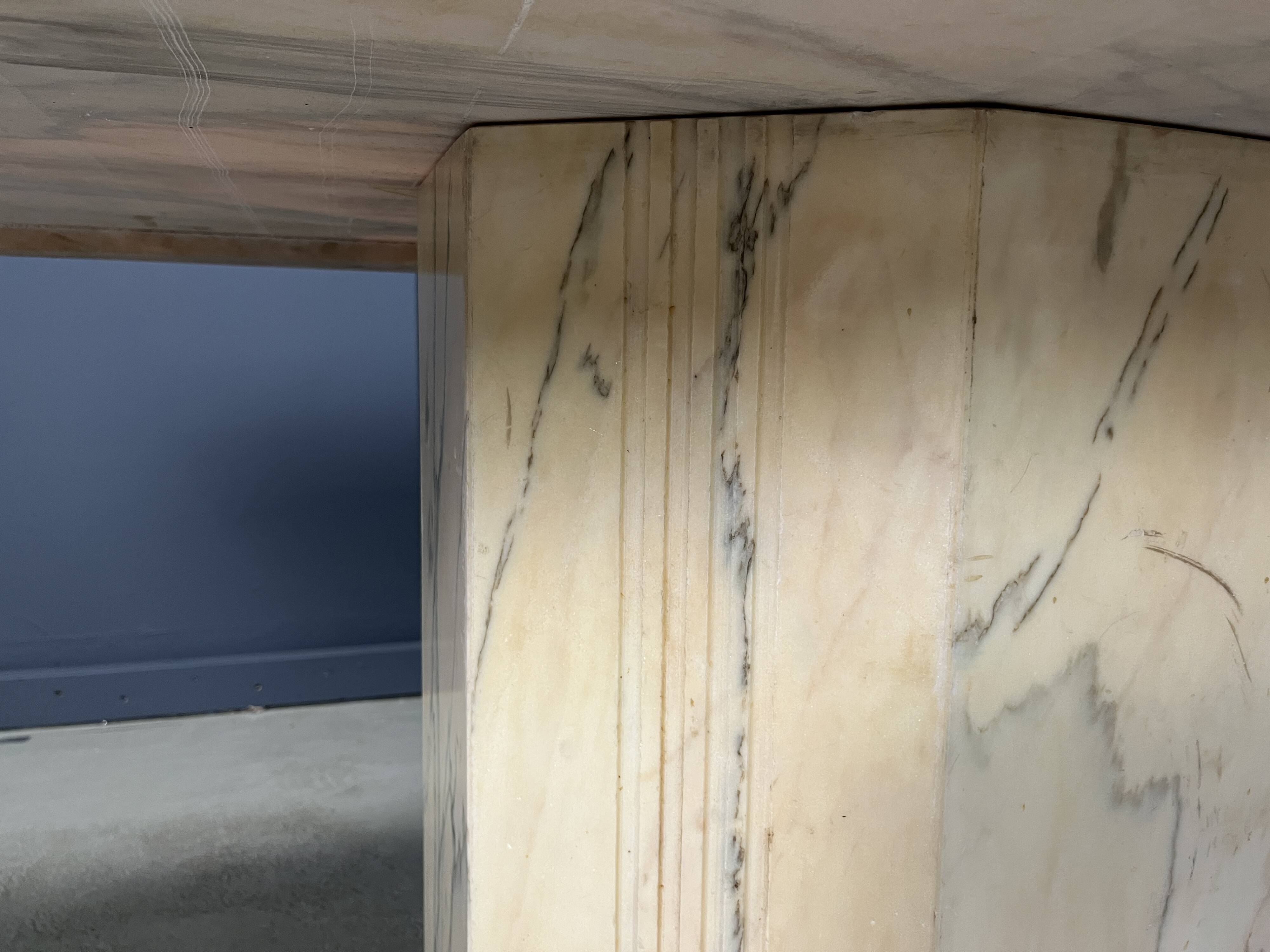 Vintage marble dining table, 1970s