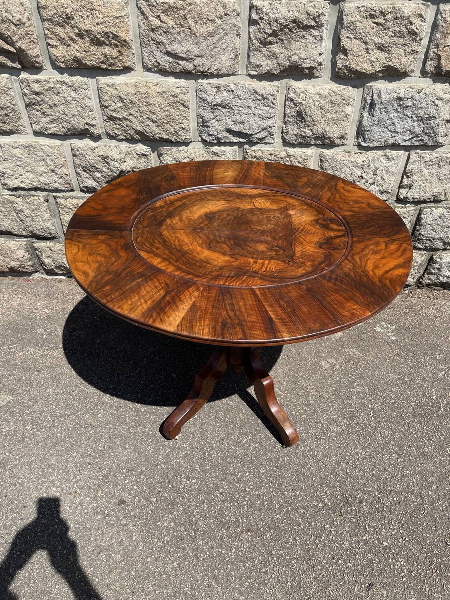 Table d'Appoint Antique en noyer