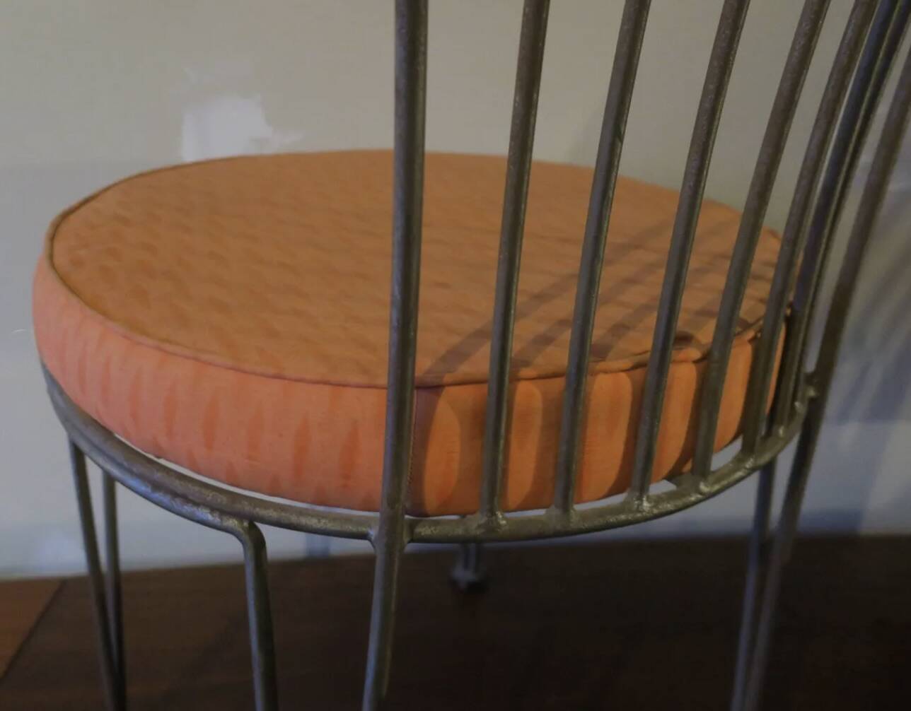 Chaise de jardin en fonte du début du 20e siècle