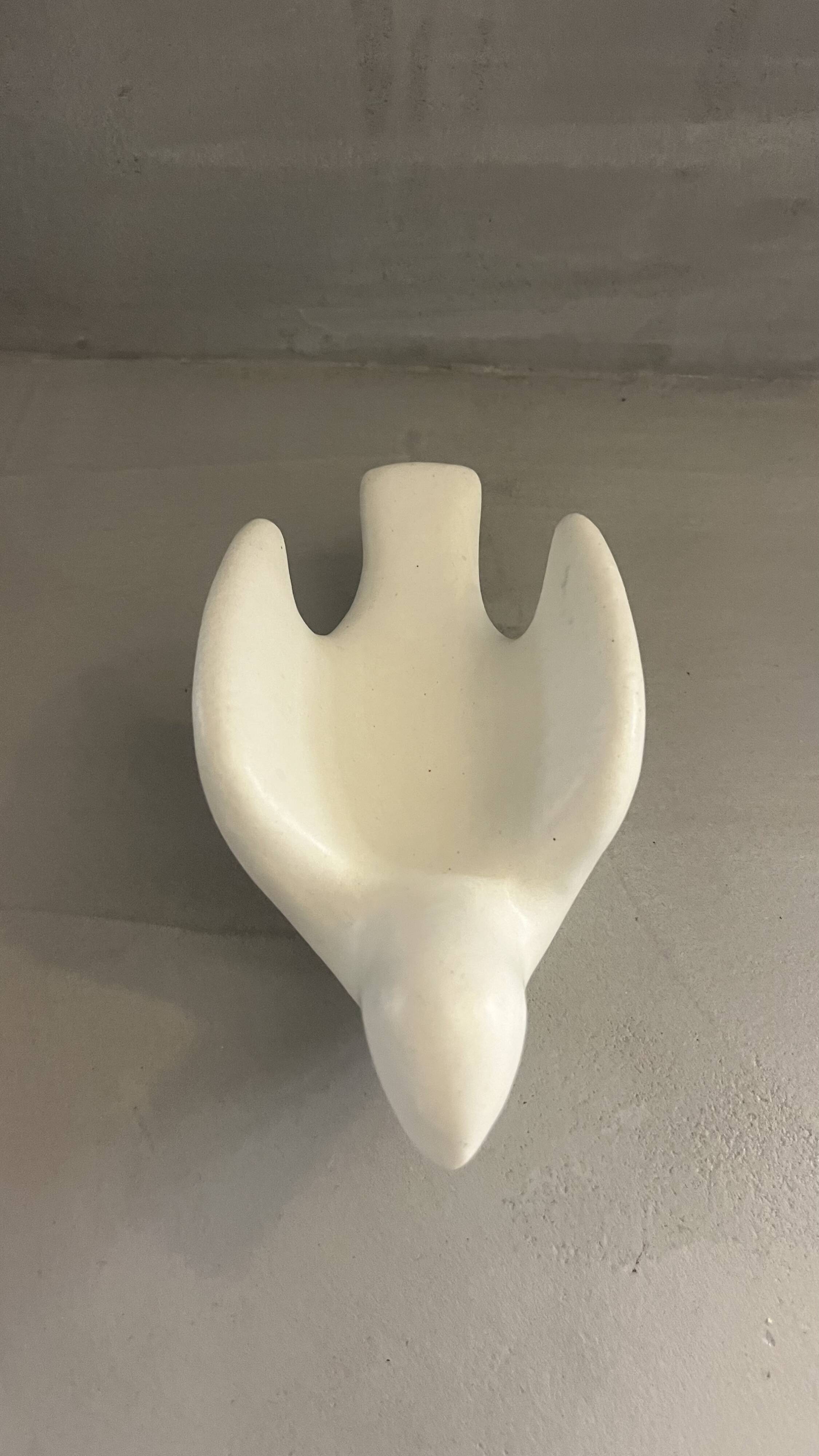 Ceramic dove signed by André Baud
