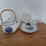 Giraud porcelain teapot and cup set