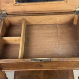 Louis Philippe style walnut side table, dressing table